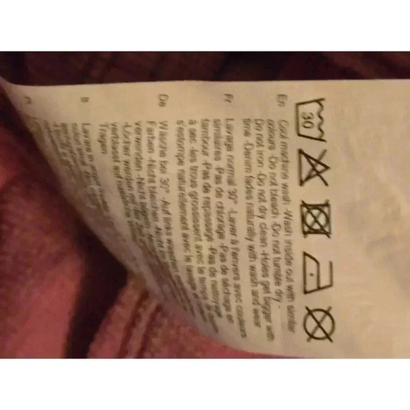 Rolla's Pants Ladies Pink Cordory East Coast Flare Size 28 IYKYK - Picture 16 of 16